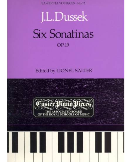 鋼琴簡易小品系列-12.J.L.Dussek  Six Sonatinas OP.19