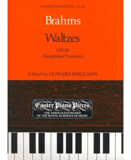 鋼琴簡易小品系列-36.Brahms  Waltzes OP.39 (Simplified Version)