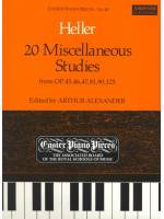 鋼琴簡易小品系列-40.Heller  20 Miscellaneous Studies from OP.45,46,47,81,90,125