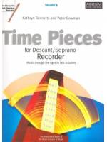 Time Pieces for Descant/Soprano Recorder Vol. 2