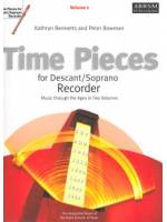 Time Pieces for Descant/Soprano Recorder Vol. 1