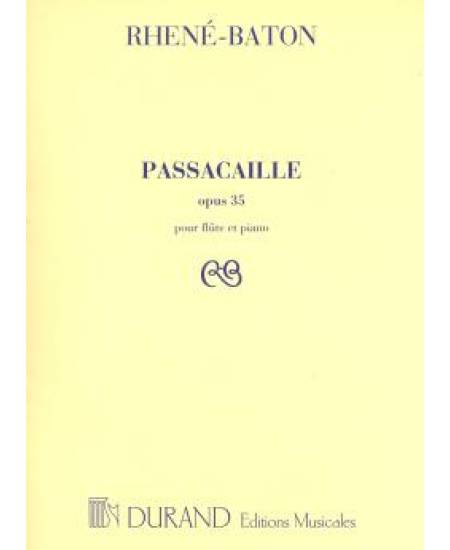 Rhene-Baton Passacaille Op. 35