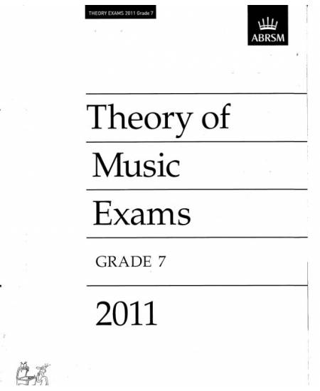 樂理考古題 (2011年) 第7級