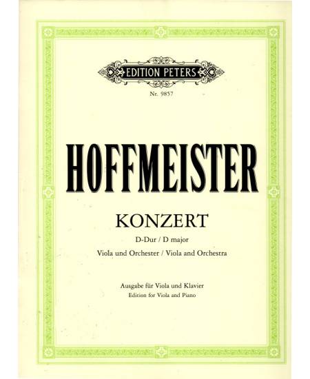 Hoffmeister: Concerto in D major (Viola & Piano)